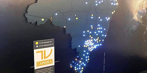 Rede Legislativa de Rádio e TV Legislativa Digital se destaca ao mostrar a evolução das emissoras legislativas na exposição, A Câmara Por Dentro, no Congresso Nacional