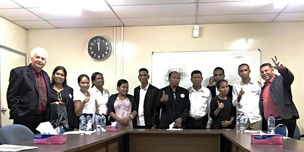 ASTRAL inicia curso de formação técnica para profissionais da rádio FM 92,9 no Parlamento Nacional de Timor Leste