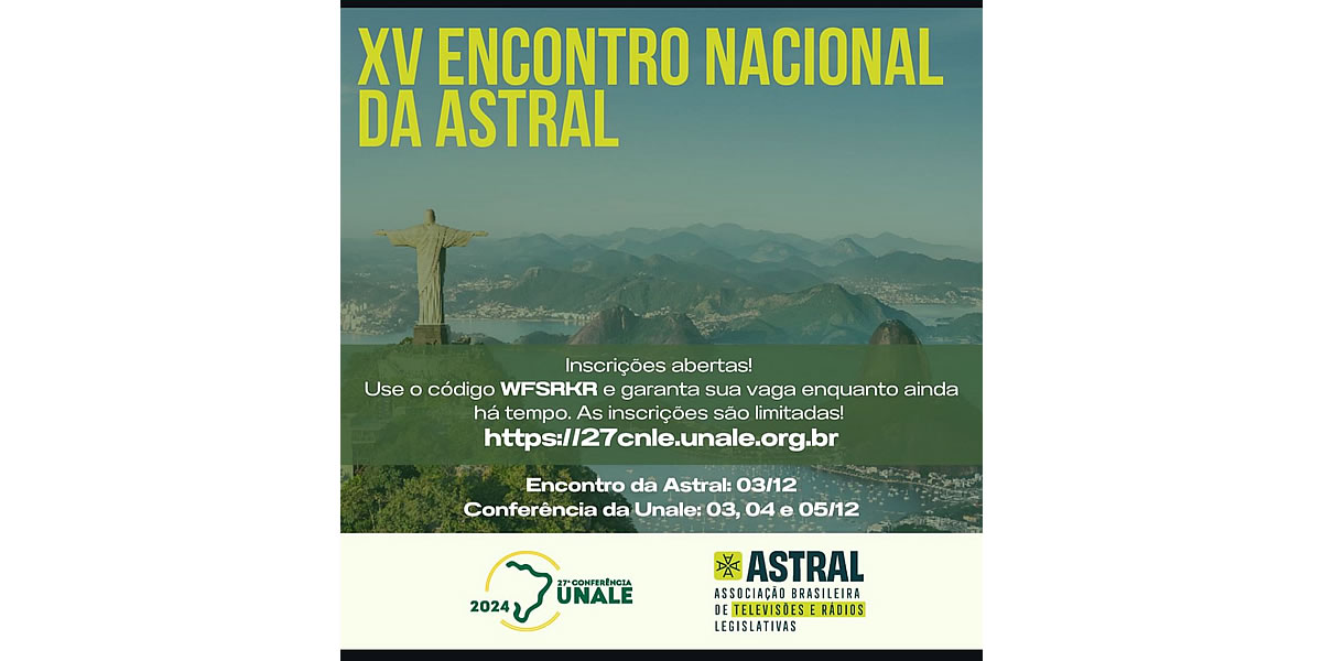 Inscrições para Encontro da ASTRAL estão abertas