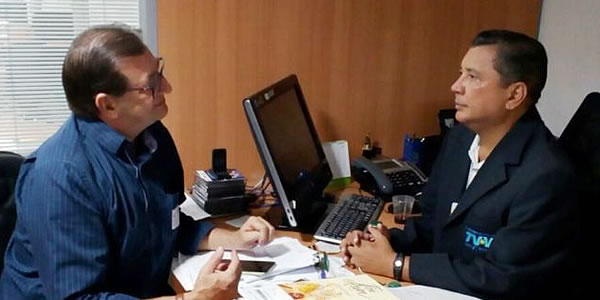 Secretário Geral da Câmara de Sinop visita o presidente da ASTRAL e acompanha as etapas de implantação para a primeira rádio legislativa de Mato Grosso