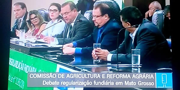 TVALMT reafirma eficiência na geração de sinal para a TV Senado, durante Audiência Pública da Comissão de Agricultura Agrária que debateu regularização fundiária em MT